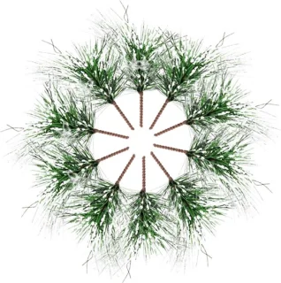Kunstmatige dennen takken - kerstversiering - 10 cm - groen