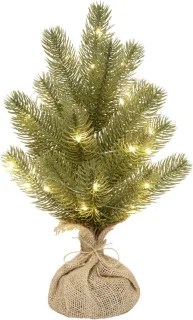 Kunstmatige dennenboom Groen 35 cm MicroLED