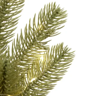 Kunstmatige dennenboom Groen 35 cm MicroLED