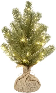 Kunstmatige dennenboom Groen 35 cm MicroLED