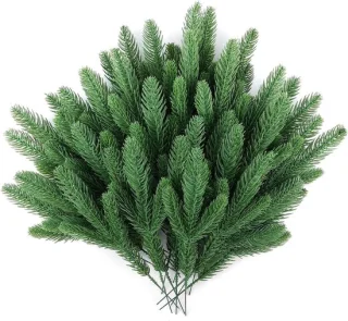 Kunstmatige Dennentak 25 cm - Groen