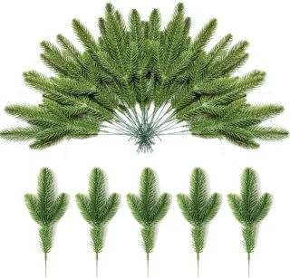 Kunstmatige Dennentak 25 cm - Groen