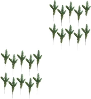 Kunstmatige dennentakken – 28 cm – groen
