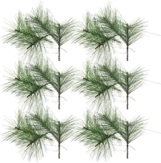 Kunstmatige dennentakken - 60 stuks - groen