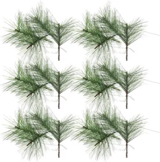Kunstmatige dennentakken - 60 stuks - Groen