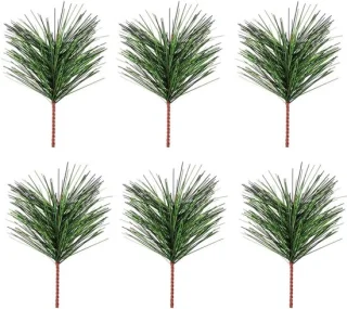Kunstmatige dennentakken - groene twijgen - 10 stuks