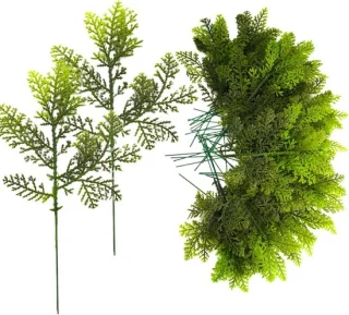 Kunstmatige dennentakken - kerstdecoratie - 36 stuks - groen