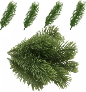Kunstmatige dennetakken 14 cm - set van 60