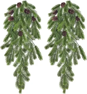 Kunstmatige dennetakken - nep kersttakken - 78 cm groen
