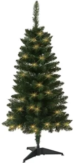 Kunstmatige kerstboom 120cm met 70 led-verlichting