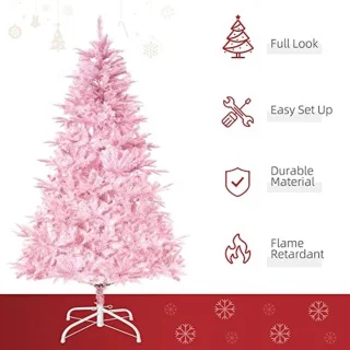 Kunstmatige Kerstboom 150 cm Roze