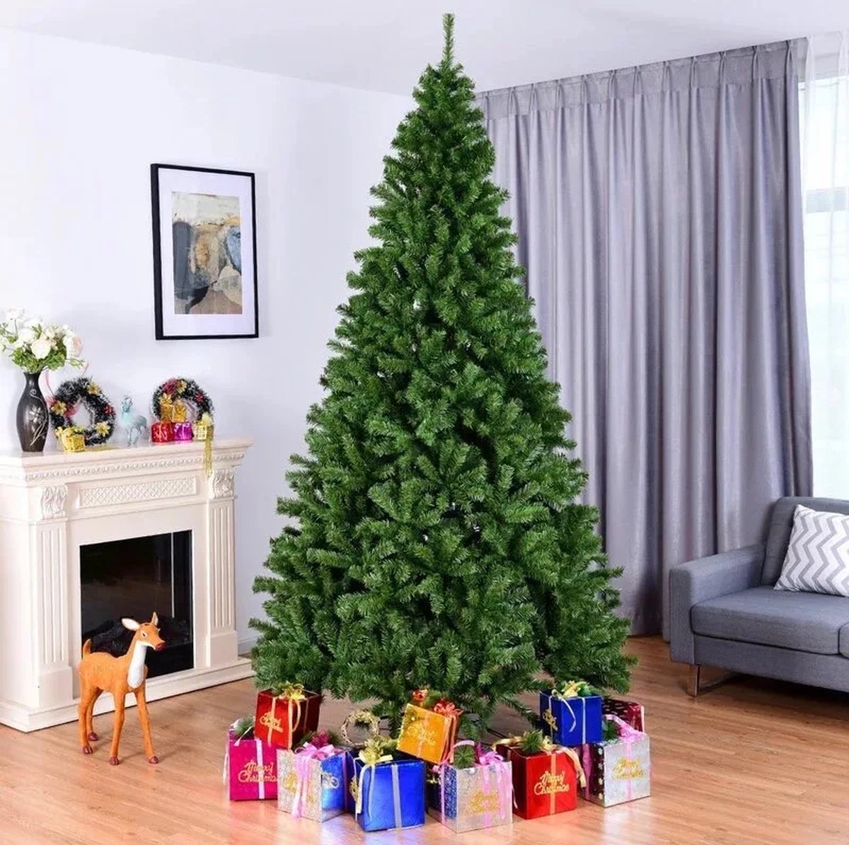 Kunstmatige Kerstboom 180 cm PVC