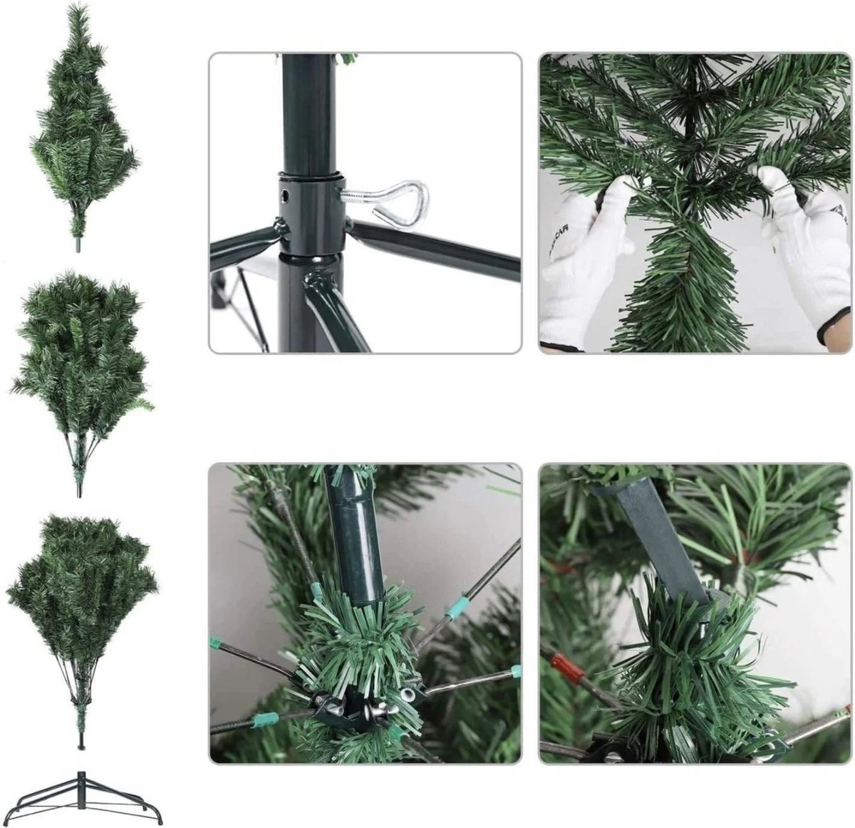 Kunstmatige Kerstboom 180 cm PVC