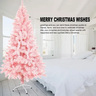Kunstmatige kerstboom 180 cm roze