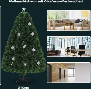 Kunstmatige kerstboom 210 cm groen