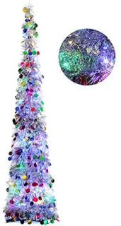 Kunstmatige kerstboom 5ft met 100 led-verlichting