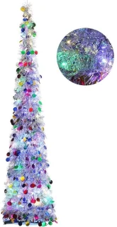 Kunstmatige kerstboom 5ft met multi-color ledverlichting