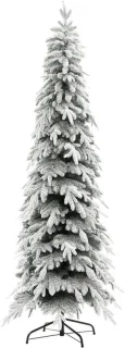 Kunstmatige kerstboom met sneeuw en 600 tips