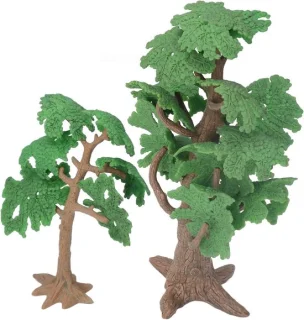 Kunstmatige miniatuurboom 16 cm groen