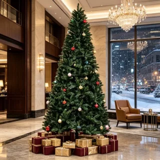 Kunstmatige Nordmann kerstboom 240 cm