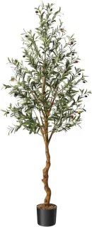 Kunstmatige Olijfboom 183 cm - Houten Stam