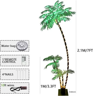 Kunstmatige palmboom 213 cm