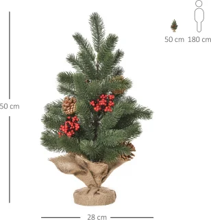 Kunstspar Kerstboom 50 cm
