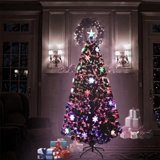 Kunststof LED Kerstboom 120 cm