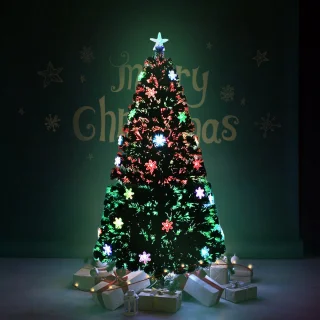 Kunststof LED Kerstboom 120 cm