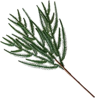 Kunsttakken groen - 58 cm