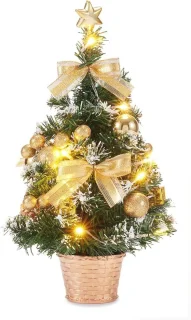 KUWUNG Mini kunstkerstboom 40 cm
