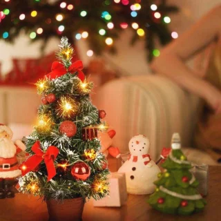 KUWUNG Mini kunstkerstboom 40 cm
