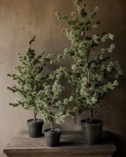 Larix Boom Kunstmatige Dennenboom 150 cm met zwarte pot