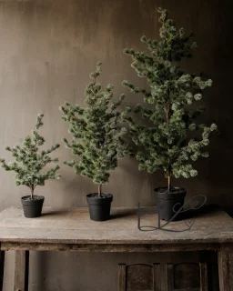 Larix Boom Kunstmatige Dennenboom 150 cm met zwarte pot