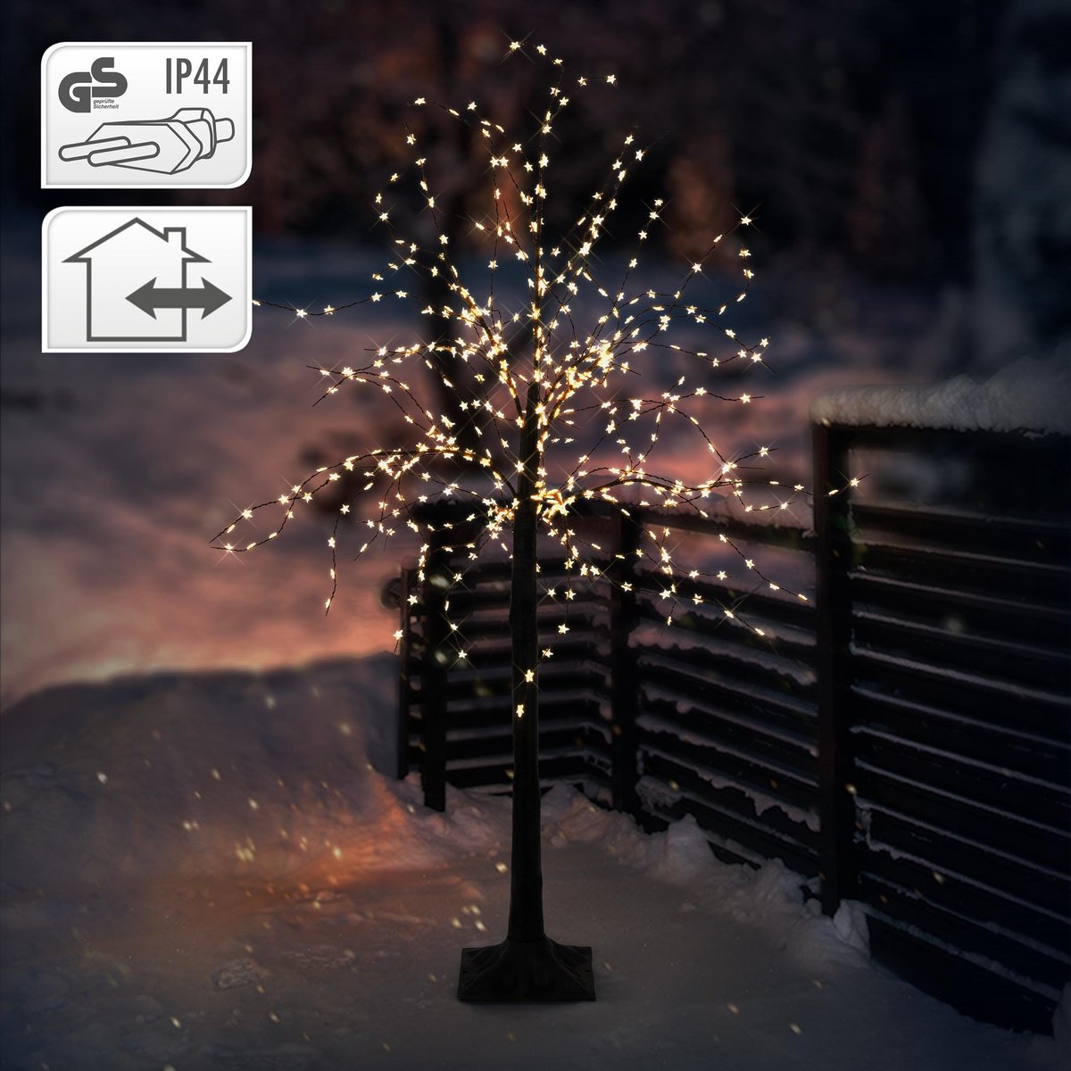 LED-boom 150cm 600 LED warmwit Kunstkerstboom