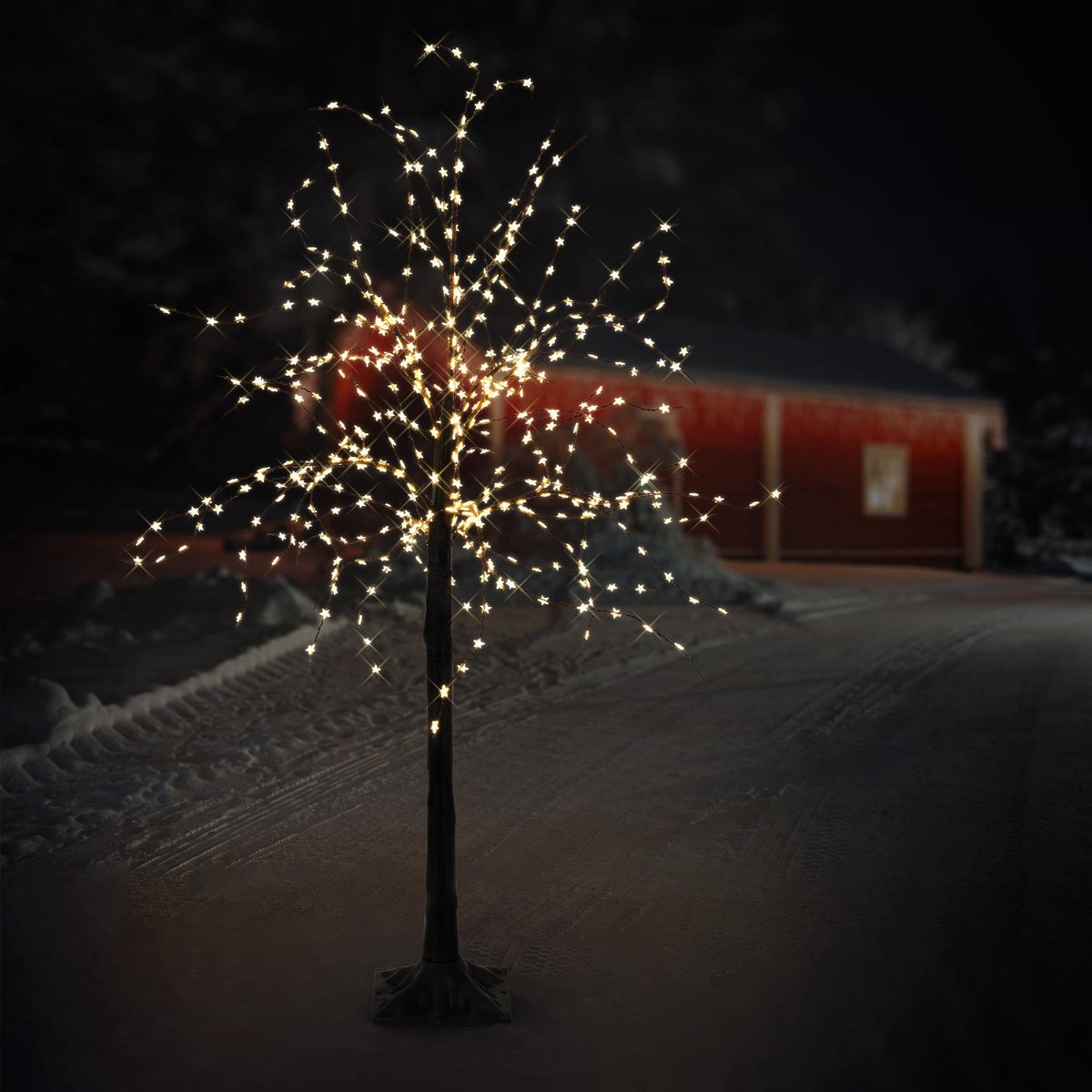 LED-boom 150cm 600 LED warmwit Kunstkerstboom