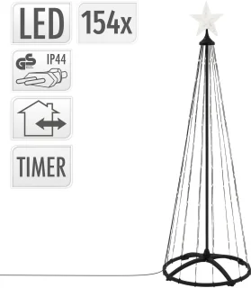 LED kerstboom 150 cm buiten
