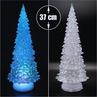 LED Kerstboom 37cm Acryl USB & Batterij