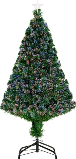 LED Kunstkerstboom Dennenboom 120 cm Groen Metalen Standaard