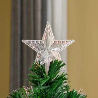 LED Kunstkerstboom Dennenboom 120 cm Groen Metalen Standaard