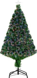 LED Kunstkerstboom Dennenboom 120 cm Groen Metalen Standaard