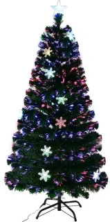 Led-kunstkerstboom met sterpunt 210 cm