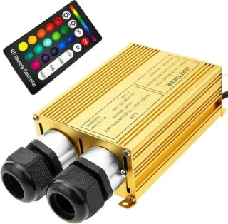 Led-lichtbron voor glasvezel 2x16W RGB