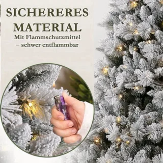 Led sneeuw kunstkerstboom