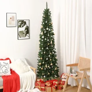 LEIVESTE Kunstkerstboom Slim 240 cm Groen