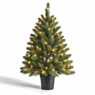 Levano kunstkerstboom in pot 90 cm