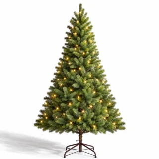 Levano kunstkerstboom met verlichting 180 cm
