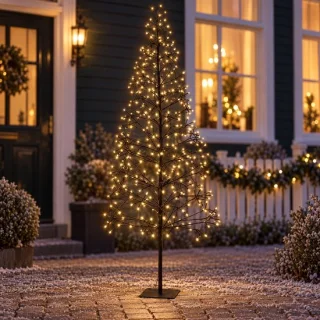 Levano kunstkerstboom met verlichting 180 cm
