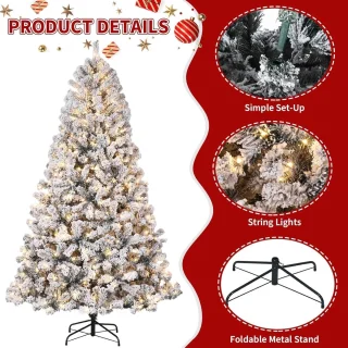 Levensechte Kerstboom 135 cm