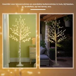 Lichtboom LED-lichttak 150 cm 120 LEDs Warmwit